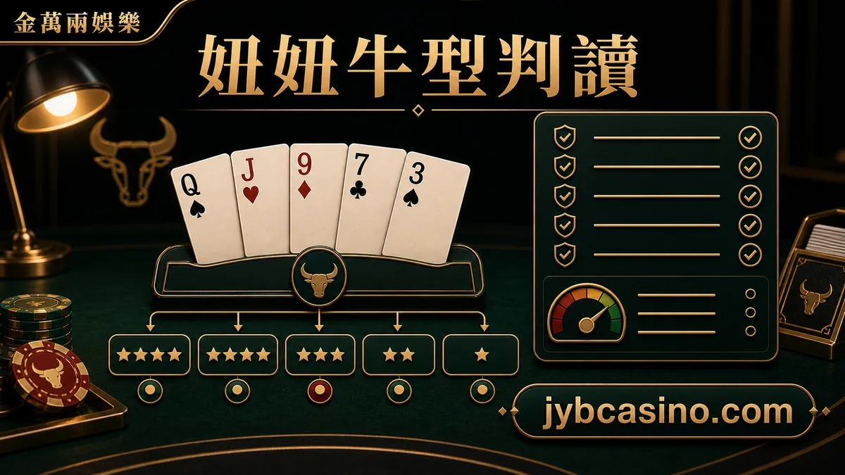 金萬兩娛樂 妞妞牛型判讀，妞妞牛型與牌面判讀的文章插圖。